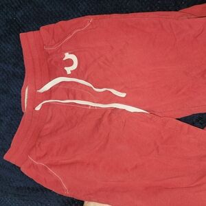 Mens Red Jogger Pants